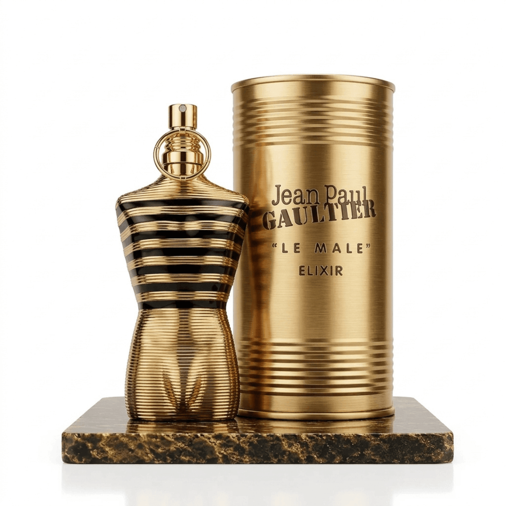 Jean Paul Gaultier Le Male Elixir Parfum for Men – 4.2 oz